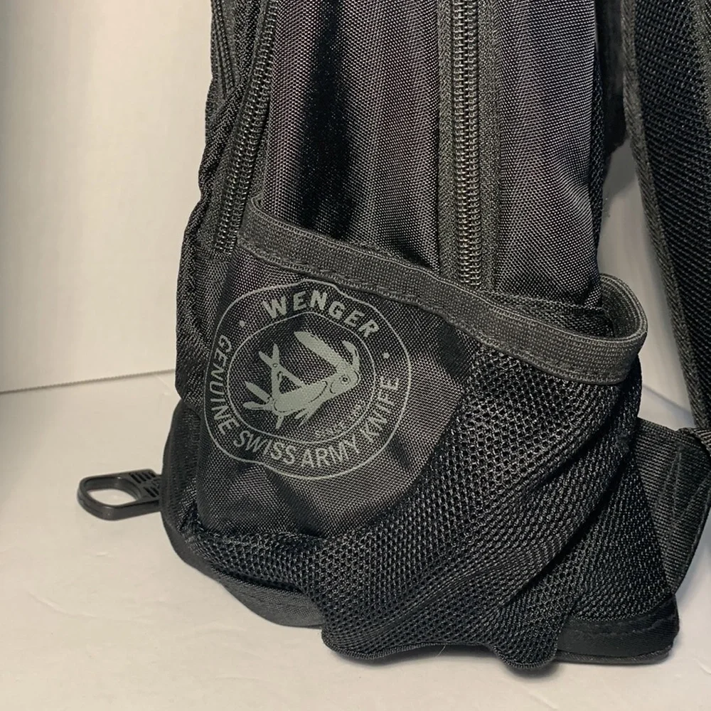 Wenger Swiss Army Backpack Laptop/Tablet Black Nutanix Logo Travel School Hiking